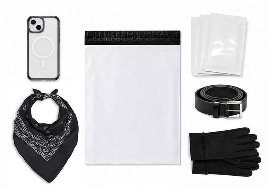 7.5 × 10 White Poly Mailer w/ Seal