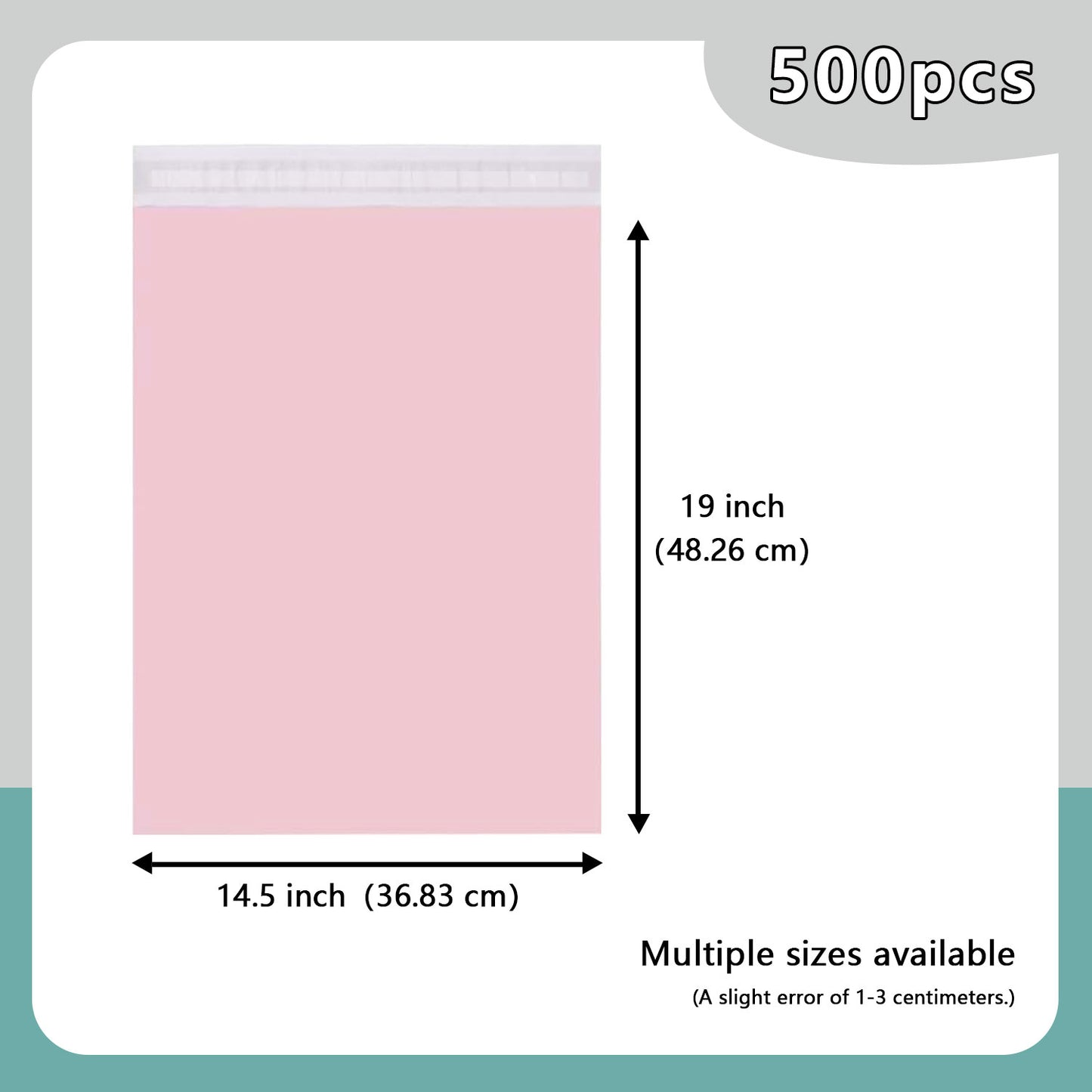 14.5 × 19 Colored Poly Mailer w/ Seal