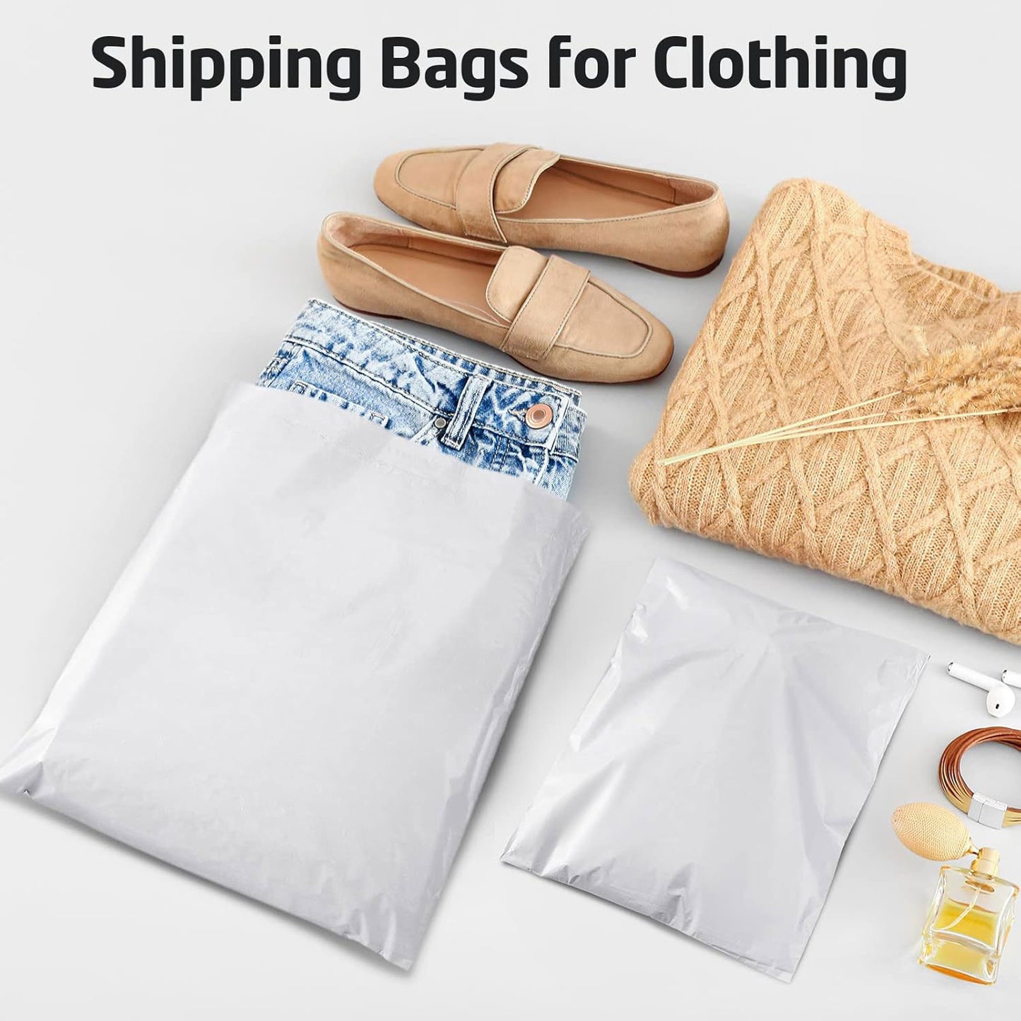 9 × 12 White Poly Mailer w/ Seal