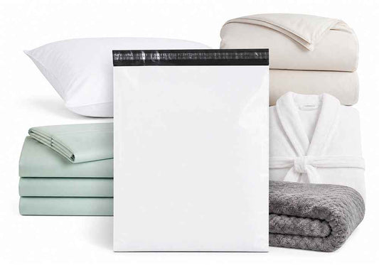 19 × 24 White Poly Mailer w/ Seal