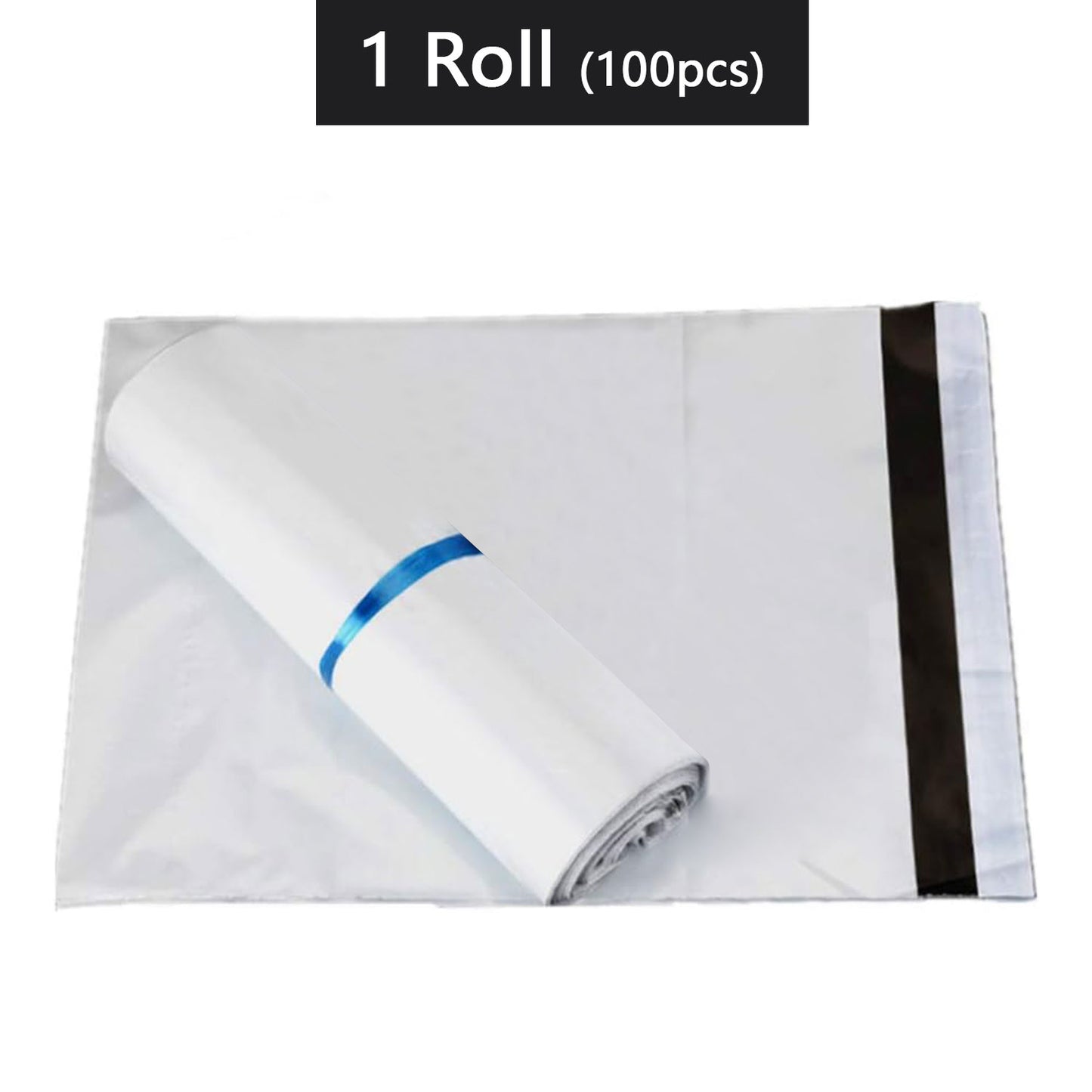 12 × 15.5 White Poly Mailer w/ Seal