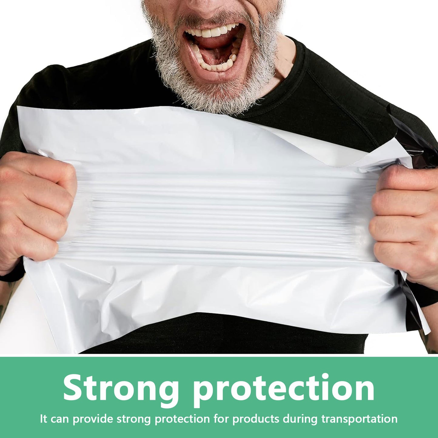24 × 24 White Poly Mailer w/ Seal