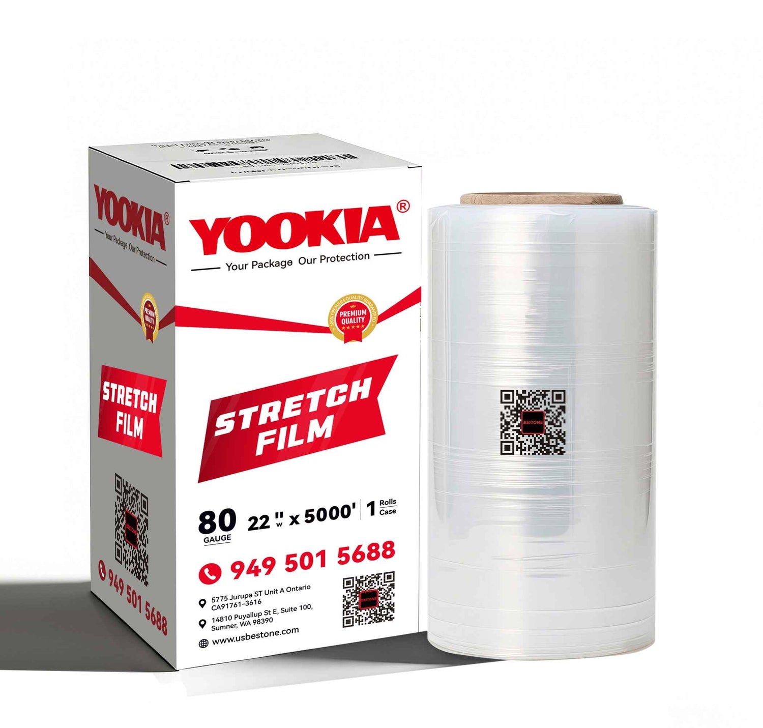 Machine Strech Film for Shipping Pallet Wrap Heavy Duty