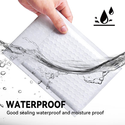 4 × 7 White Poly Bubble Mailer