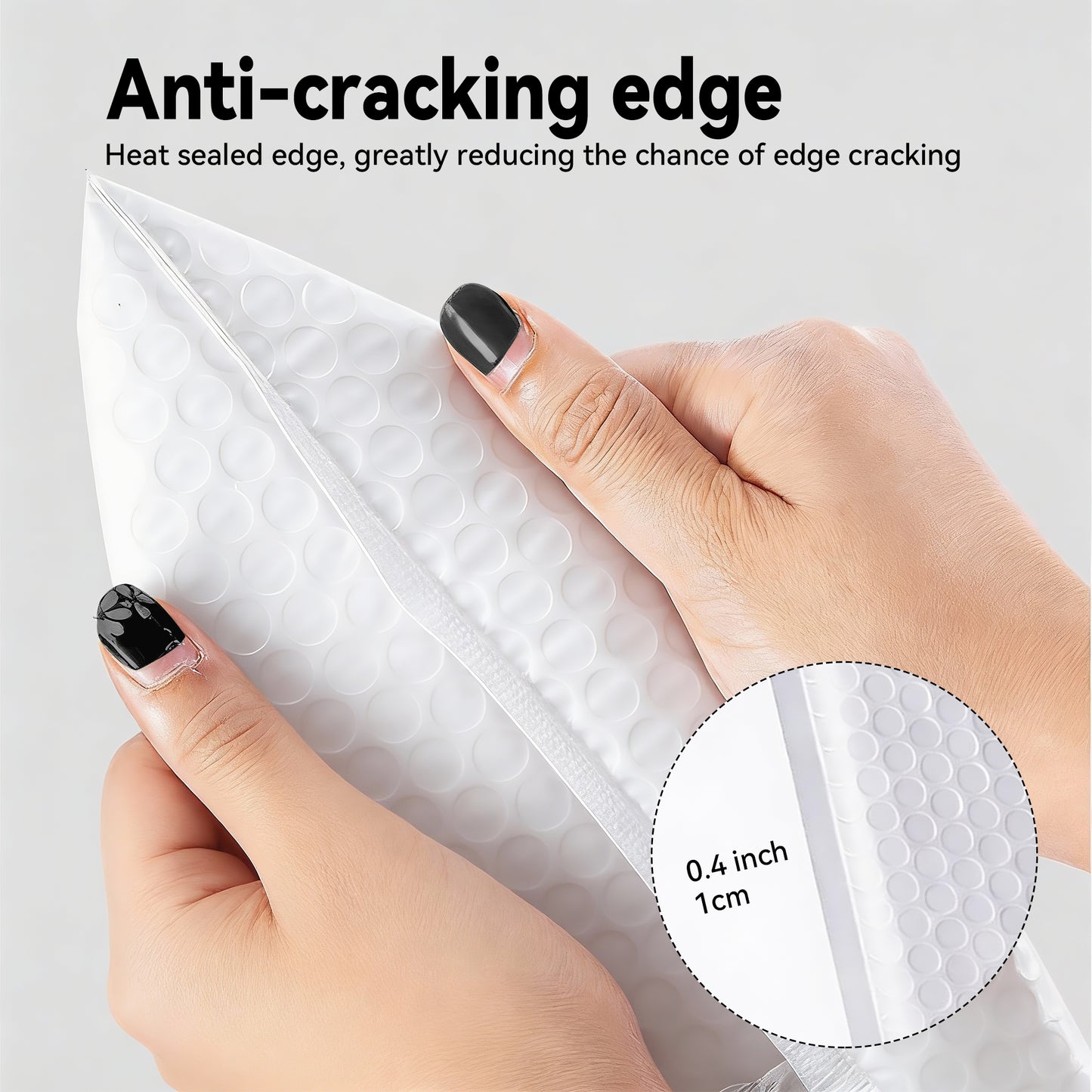 4 × 7 White Poly Bubble Mailer
