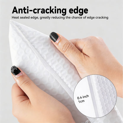 4 × 7 White Poly Bubble Mailer