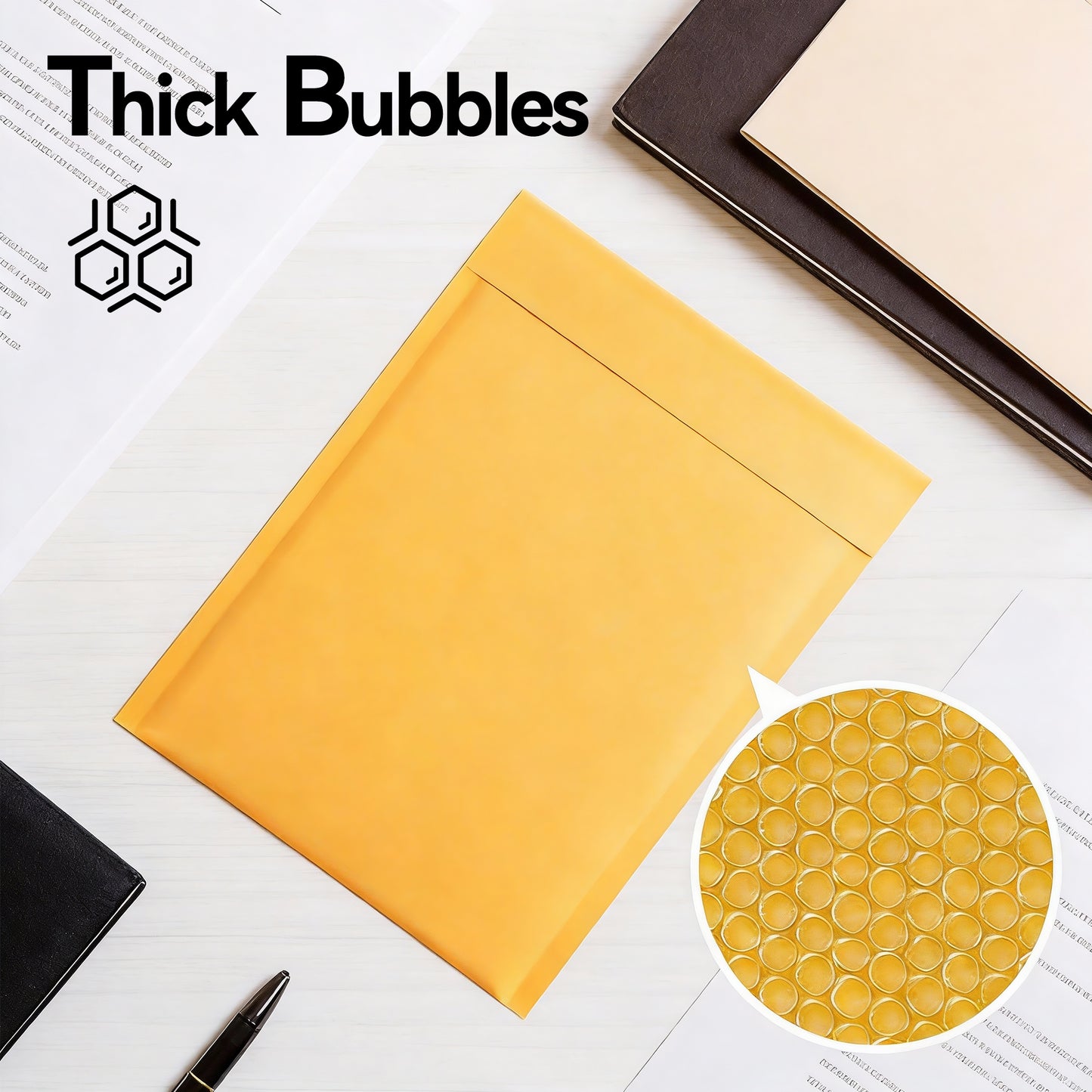 6 × 9 Kraft Bubble Mailer