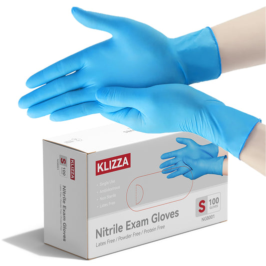 KLIZZA Blue Disposable Nitrile Gloves