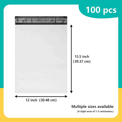 White Poly Mailer w/ Seal