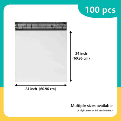White Poly Mailer w/ Seal