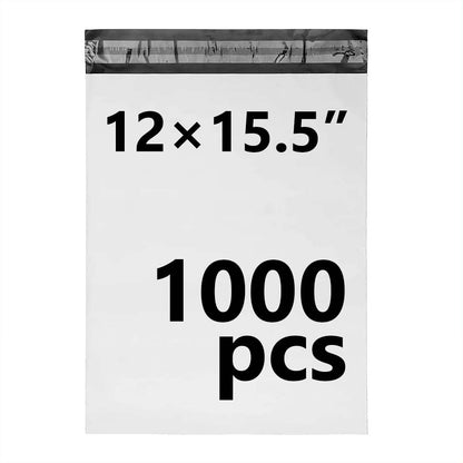 12 × 15.5 White Poly Mailer w/ Seal