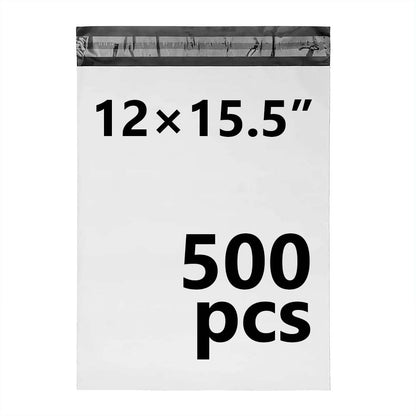 12 × 15.5 White Poly Mailer w/ Seal