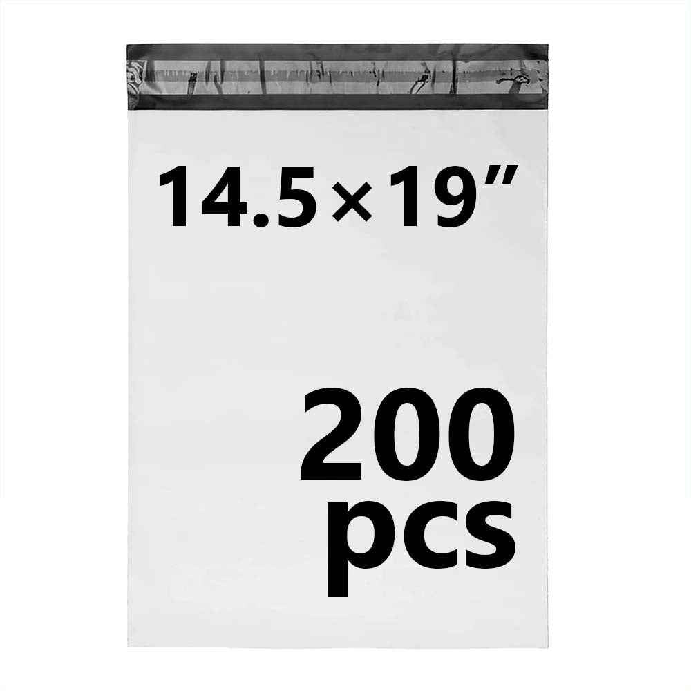 14.5 × 19 White Poly Mailer w/ Seal