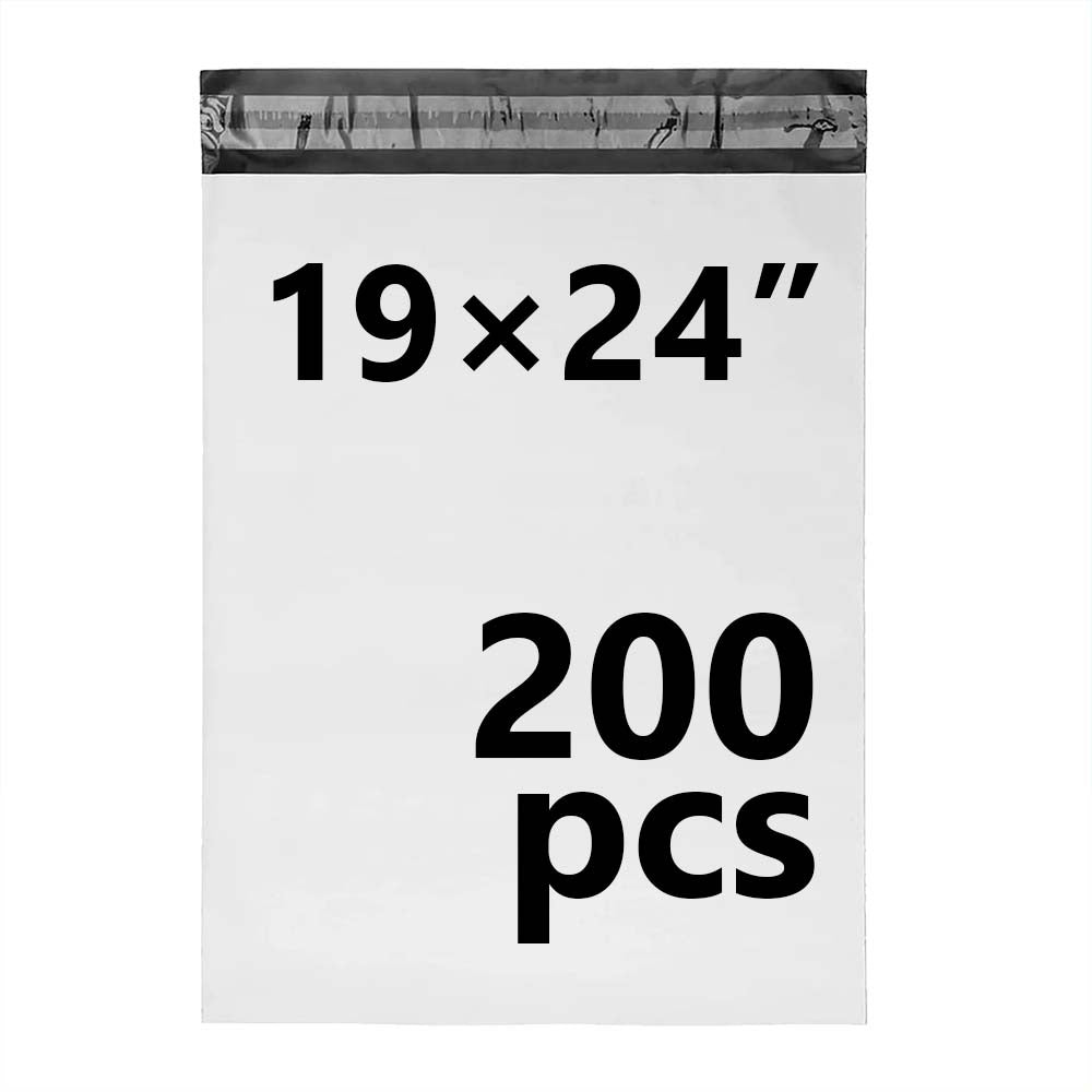 19 × 24 White Poly Mailer w/ Seal