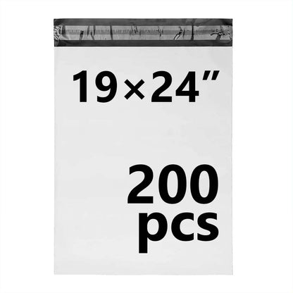 19 × 24 White Poly Mailer w/ Seal