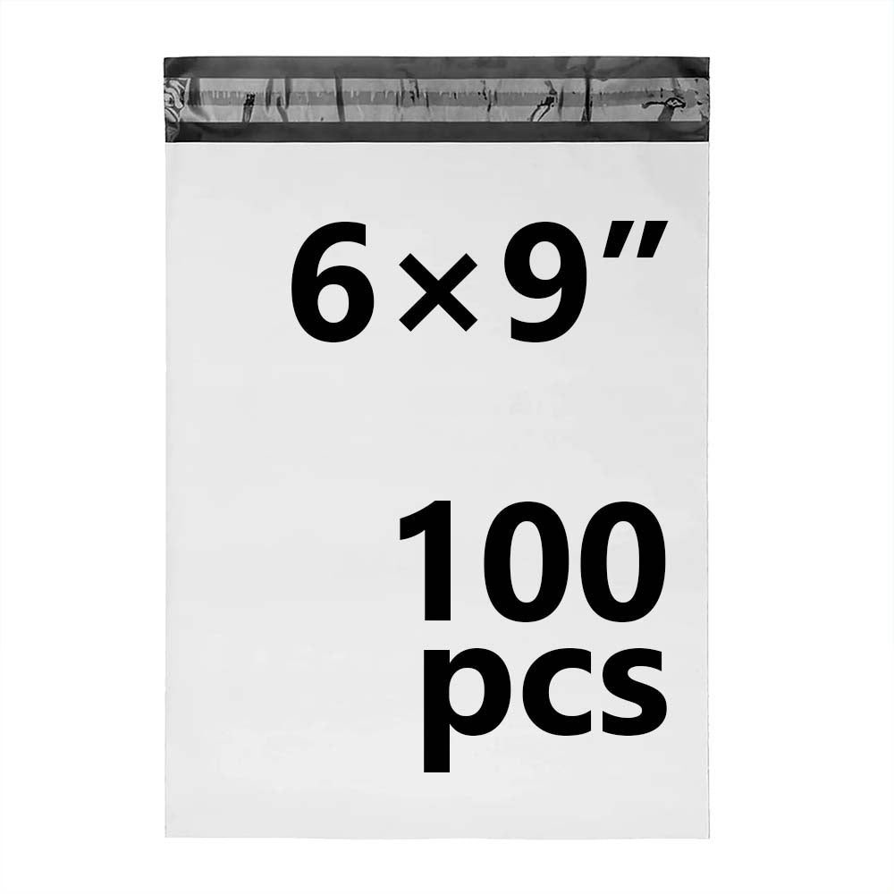 6 × 9 White Poly Mailer w/ Seal