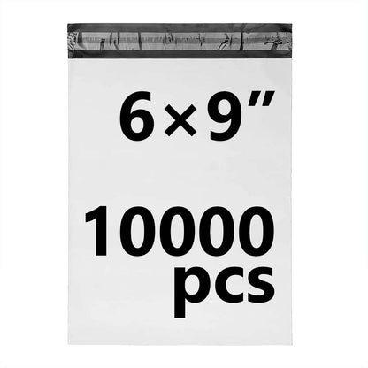 6 × 9 White Poly Mailer w/ Seal
