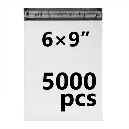 6 × 9 White Poly Mailer w/ Seal