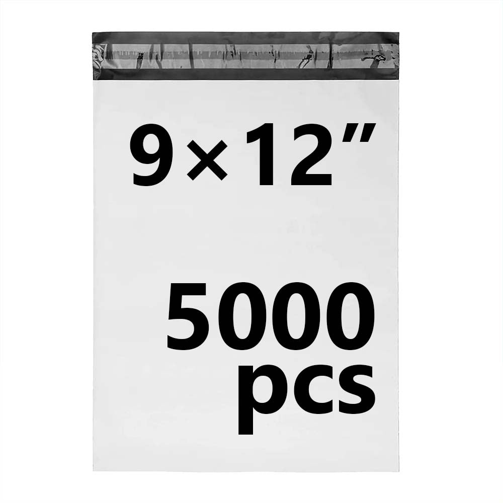 9 × 12 White Poly Mailer w/ Seal