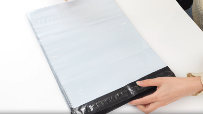 6 × 9 White Poly Mailer w/ Seal